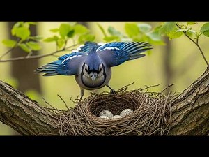 97 Days of Growth: Blue Jay Life Cycle from Egg to Survival | Wildlife Documentary