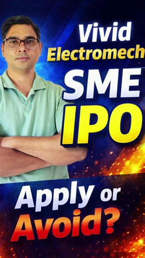 Vivid Electromech SME IPO Apply or Avoid #shorts