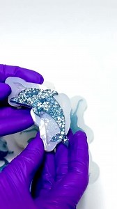 DIY Druzy Delfin Epoxidharz Form für Schmuck und Home Decor - Etsy.de