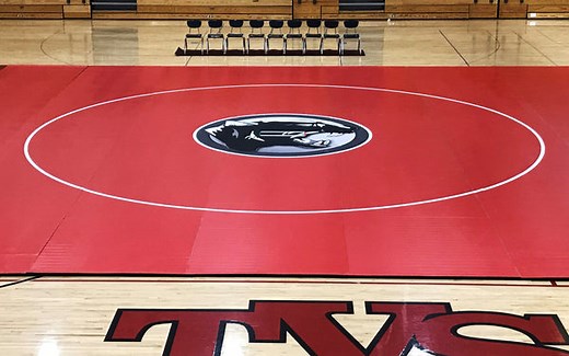 42' x 42' x 1 3/8" Roll-Up Wrestling Mat