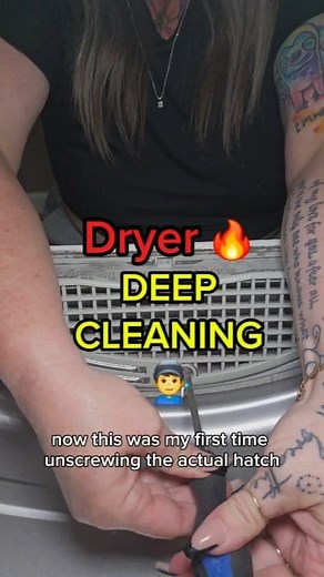 255K views · 4.1K reactions | Y'all, I thought I was just doing a routine dryer vent cleaning… turns out it was 100% BLOCKED! ⚠️ Had to call in a repairman because this was a serious fire hazard. When was the last time you checked your dryer vent?  #DryerVentCleaning #FireHazard #HomeSafety #CleaningHacks #CheckYourVents #HomeMaintenance #clean #cleaning #cleantok #momsoftiktok #home #homeimprovement #fire | Kristen Donathan | Facebook