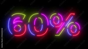 60% colored text. Laser vintage effect. Infinite loopable