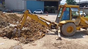 Backhoe case 580K | Excavator proyek