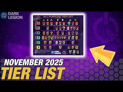All Champions Ranked! | Nov. 2025 Tier List | DC: Dark Legion