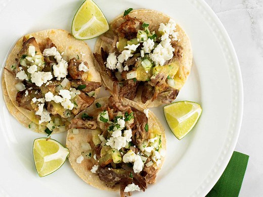 No-Waste Tacos de Carnitas With Salsa Verde Recipe