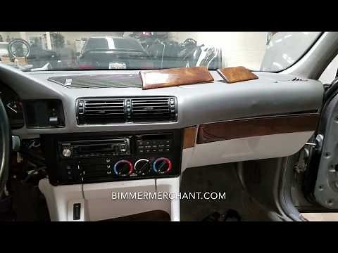 Dash Trim Climate Control Removal BMW E34 M5 540i 530i 535i