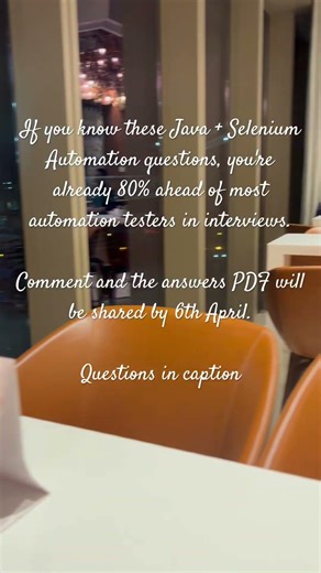 Java selenium automation questions #fyp #explore #trending #tech #viral #shorts #shortsviral #like