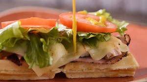 18K views · 21 reactions | Our savoury menu is available as a waffle or crêpe. ️ All served with salad, garnish and crisps. www.cocogelato.co.uk | CoCo Gelato | Facebook