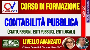Cod100 - Contabilità pubblica e degli Enti Locali - corso avanzato