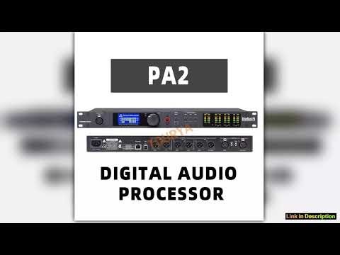PAPA2260 professional digital audio processor 3 into 6 out of speaker audio matrix signal processor