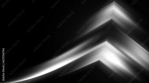 Black abstract background with a gradient pattern of metallic lines that sparkle and move. Looped animation.