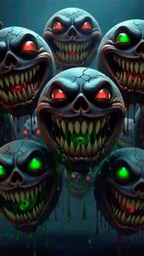 "Evil Laugh: Faces from the Abyss #shorts #viral #horror