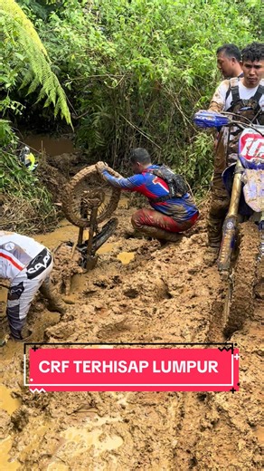 proses evakuasi CRF terhisap lumpur #crf