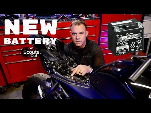 Step by Step Battery Replacement on a Yamaha YZF-R7