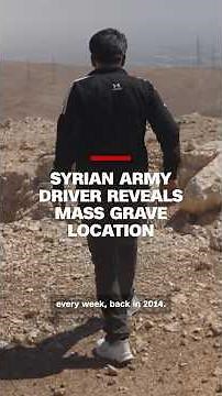 Syrian army driver reveals mass grave location