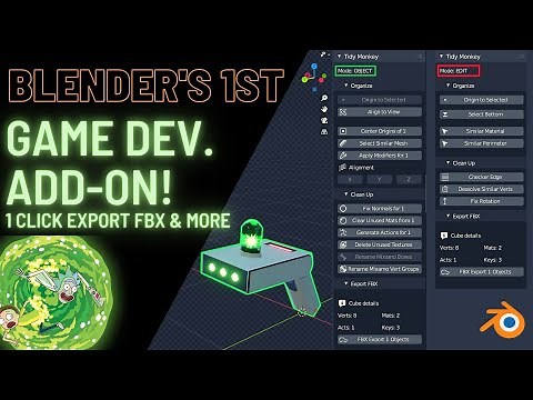 Tidy Monkey - Blender Add-on Tutorial