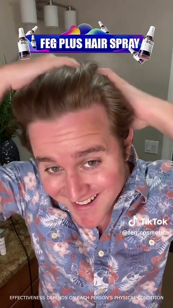 Real Results with FEG Plus Hair Spray - Get Fuller Hair Today!