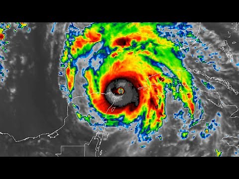 Infrared Satellite Animation of Major Hurricane Allen (1980)