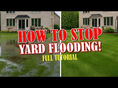 DIY Yard Drain in a French Drain with Downspouts FULL Tutorial