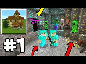 Block Crazy VIP 3D Multiplayer Survival Series | Survival Walkthrough Gameplay Part 1