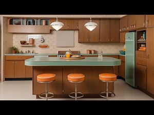 225 Mid Century modern kitchen interior design ideas
