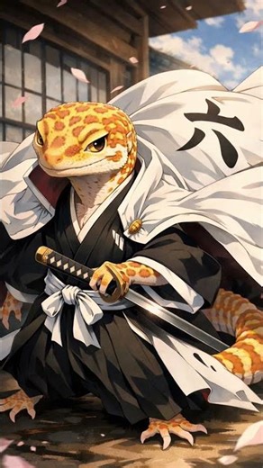 My three awesome Gecko's Tiki, Mushu, and Gubu in animation style.