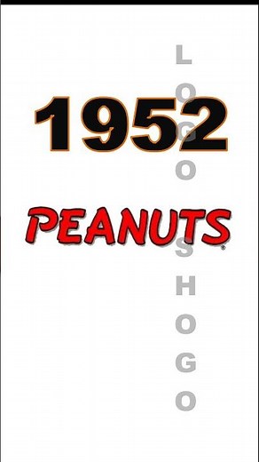 Peanuts Logo Evolution #peanuts #comics #logoshogo