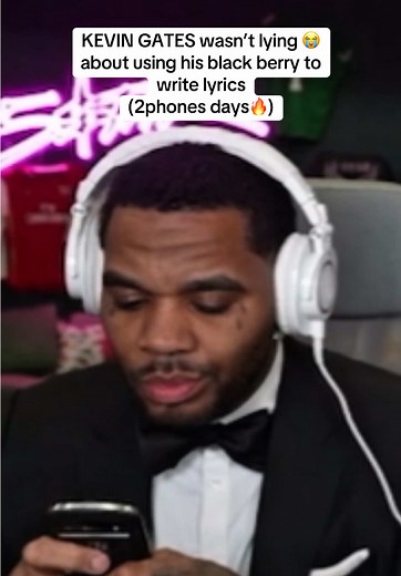 Kevin Gates Reveals Writing Process with Blackberry