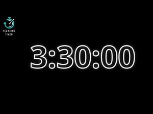 3 HOURS 30 MINUTES COUNTDOWN TIMER WITH ALARM