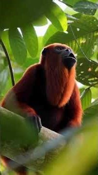 Howler Monkey’s Roar Echoes Like a Lion in the Wild