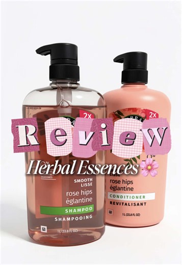 the ultimate duo for volume and shine ✨ this shampoo and conditioner combo is extremely lightweight, leaving my hair so soft, shiny, and with the prettiest airy bounce. plus, walking around smelling like a fresh bouquet of roses is a major bonus 🌹 @influenster @Herbal Essences Shop #complimentary #herbalessences #scenttrap #RoseHipsHairCare #review