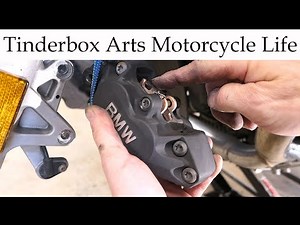 BMW R1200RT Front Brake Service