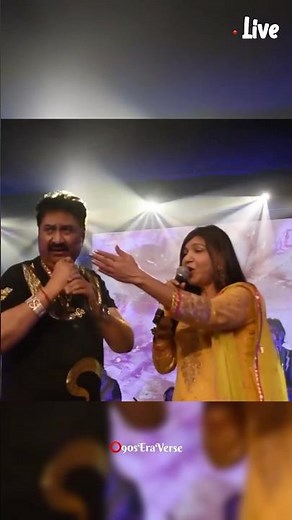 🔥 Kumar Sanu & Alka Yagnik LIVE Performance | Iconic Voices, One Stage 😍🌹 #bollywoodsinger