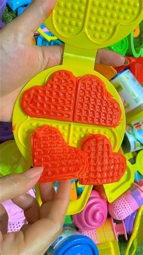 Satisfying with Unboxing Rainbow Play Doh Playset Collection Cute kitchen Set Toy Cooking Video ASMR