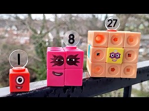 Building Cube Numberblocks 1, 8 and 27 | Cube Numbers with Arham Ejaz