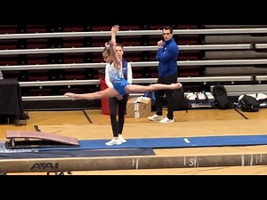 Level 5 Beam Routine 9.8 Tennessee State Meet 2023 #beamqueen #level5 #gymnastics