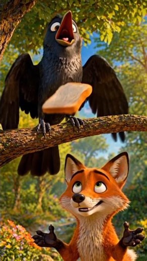 The Fox & Crow Story 🦊🐦 | One Mistake Cost Him Everything 😢 | Small Story Big lesson in Hindi