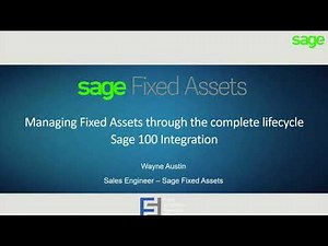 Sage Fixed Assets for Sage 100