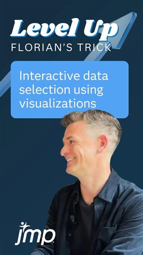 JMP Tip 💡 Interactive data selection using visualizations