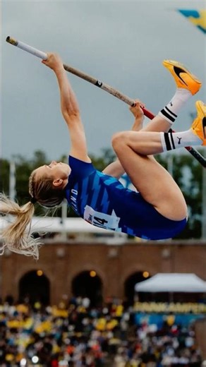 Her Comeback Story Is Pure Art 🔥 #womeninsports #polevault