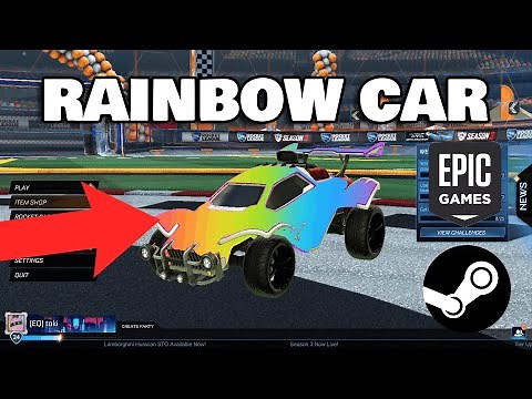 HOW TO GET RAINBOW DECAL IN ROCKET LEAGUE [PC]