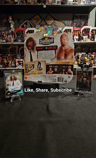 Wrestling Figure Display #stonecoldsteveaustin #mankind #wwe #wwefan #wrestling @wwe @wwemusic
