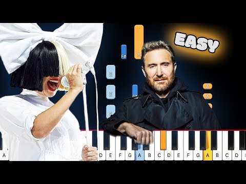 Easy Piano Arrangement of “Beautiful People” – David Guetta & Sia
