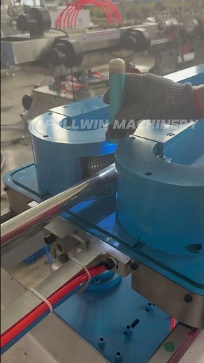 50mm plastic flexible corrugated hose pipe making machine #extruder #pipeline