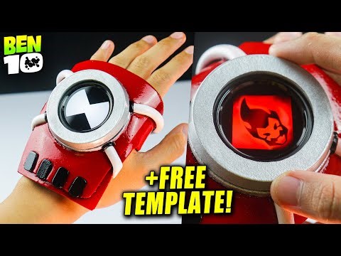 How to Make ALBEDO's Recreated Ultimatrix | DIY Ben 10 Omnitrix +Free Template!
