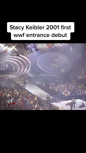 Stacy Keibler 2001 WWE Debut and Entrance with Shane McMahon