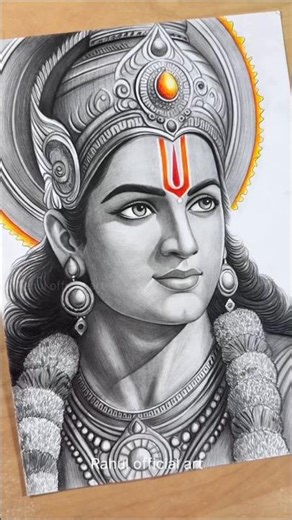 Lord Ram Ji Drawing Colour❤ #shorts #lordram #shreeram #drawing #animestyle #trending