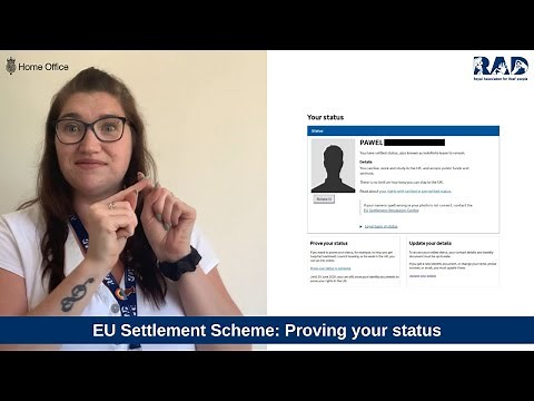 EU Settlement Scheme: Proving your status