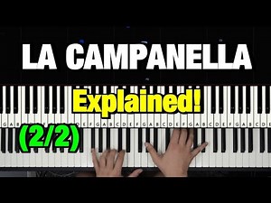 HOW TO PLAY - LISZT - LA CAMPANELLA (PIANO TUTORIAL LESSON) (Part 2 of 2)
