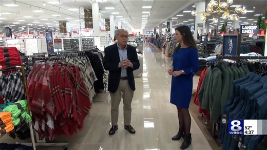 Tonight at 9:30 on the Rochesterfirst steaming app, Natalie Kucko gets a behind-the-scenes tour from the CEO of Boscov's in the first store in Western New York at the Mall at Greece Ridge. | News 8 WROC Rochester